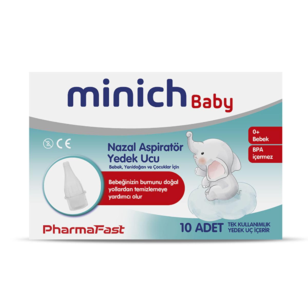 Minich Nasal Aspirator Replacement Tip - Soft and Comfortable Fit for Your Baby | Ideal for Parents and Caregivers by Beauty Care Bag