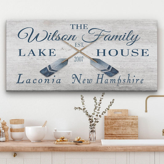 Longitude Latitude Personalized Coordinates Sign, With, Rustic Oars Paddles by Off The Square Designs