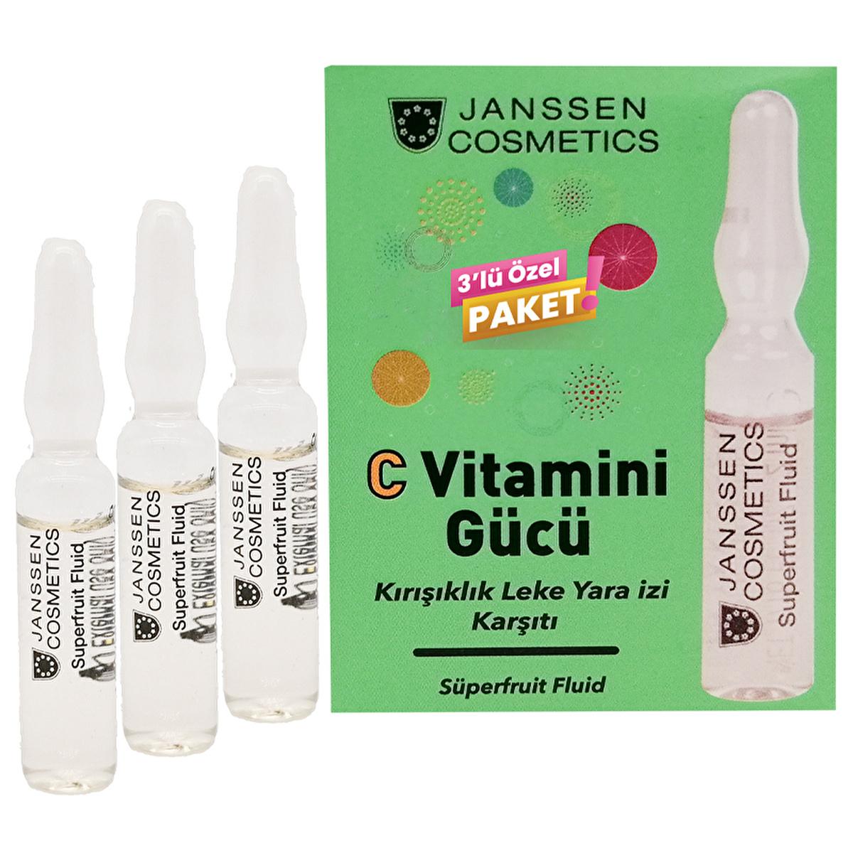 Janssen Cosmetics Vitamin C Ampoules: Brightening & Anti-Aging Superfruit Serum for Radiant, Rejuvenated Skin by Beauty Care Bag