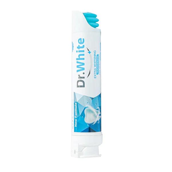 Dr. White Extra Whitening Toothpaste 100ml - Whitens Teeth, Removes Stains from Coffee, Tea, and Smoking by Beauty Care Bag