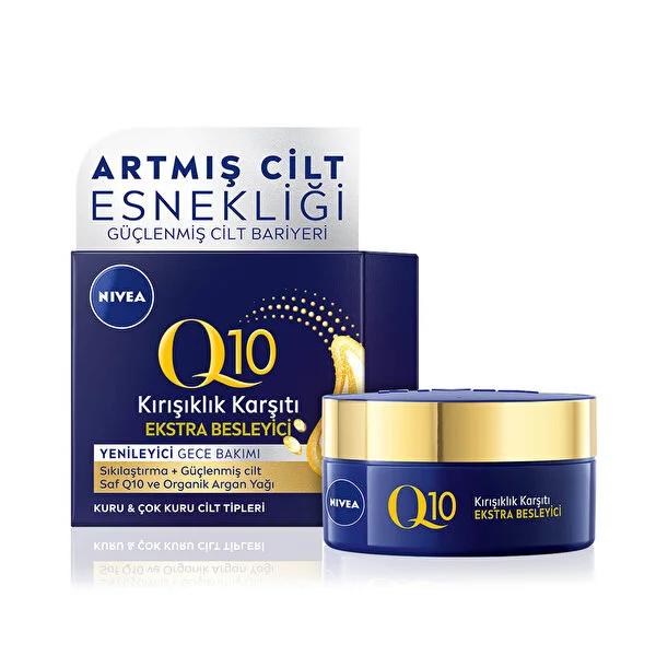 Nivea Q10 extra nourishing night cream with argan oil