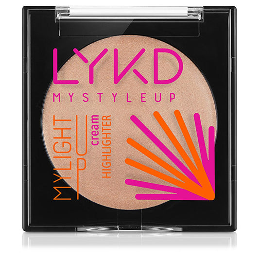 LYKD Cream Highlighter 923 Sunshine - Natural Glow Makeup for Facial Feature Enhancement by Beauty Care Bag