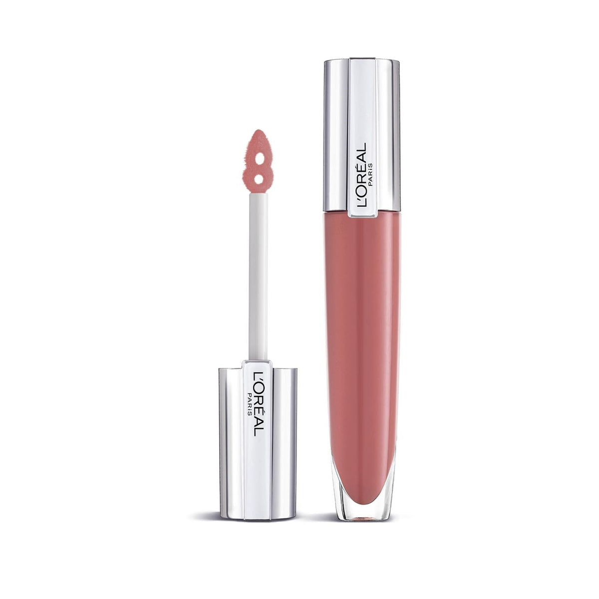 Loreal Paris Brilliant Signature Plump in Gloss 412 Heighten - Moisturizing Shiny Lip Gloss by Beauty Care Bag