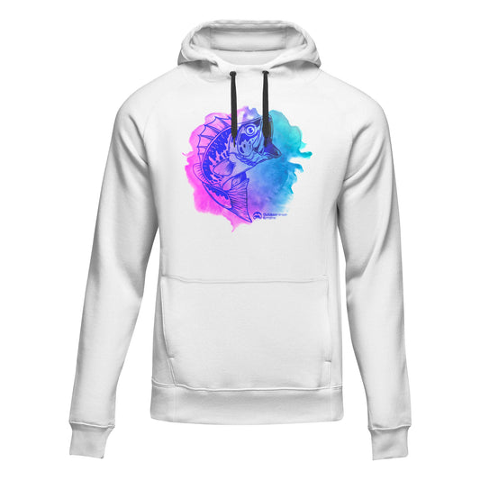 Watercolor Fishing Unisex Hoodie by Outdoorzees