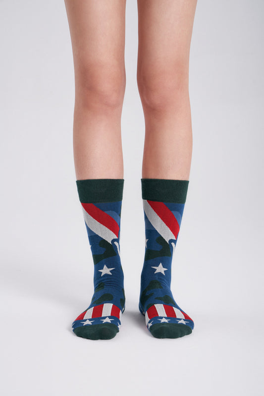 Collectible Art Crew Socks β Veterans & Military Families by Breevar