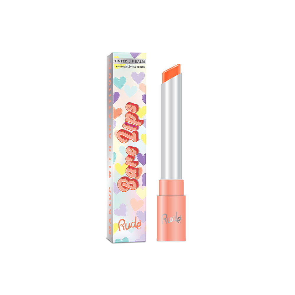 RUDE Bare Lips Tinted Lip Balm - Coral by Avera Group