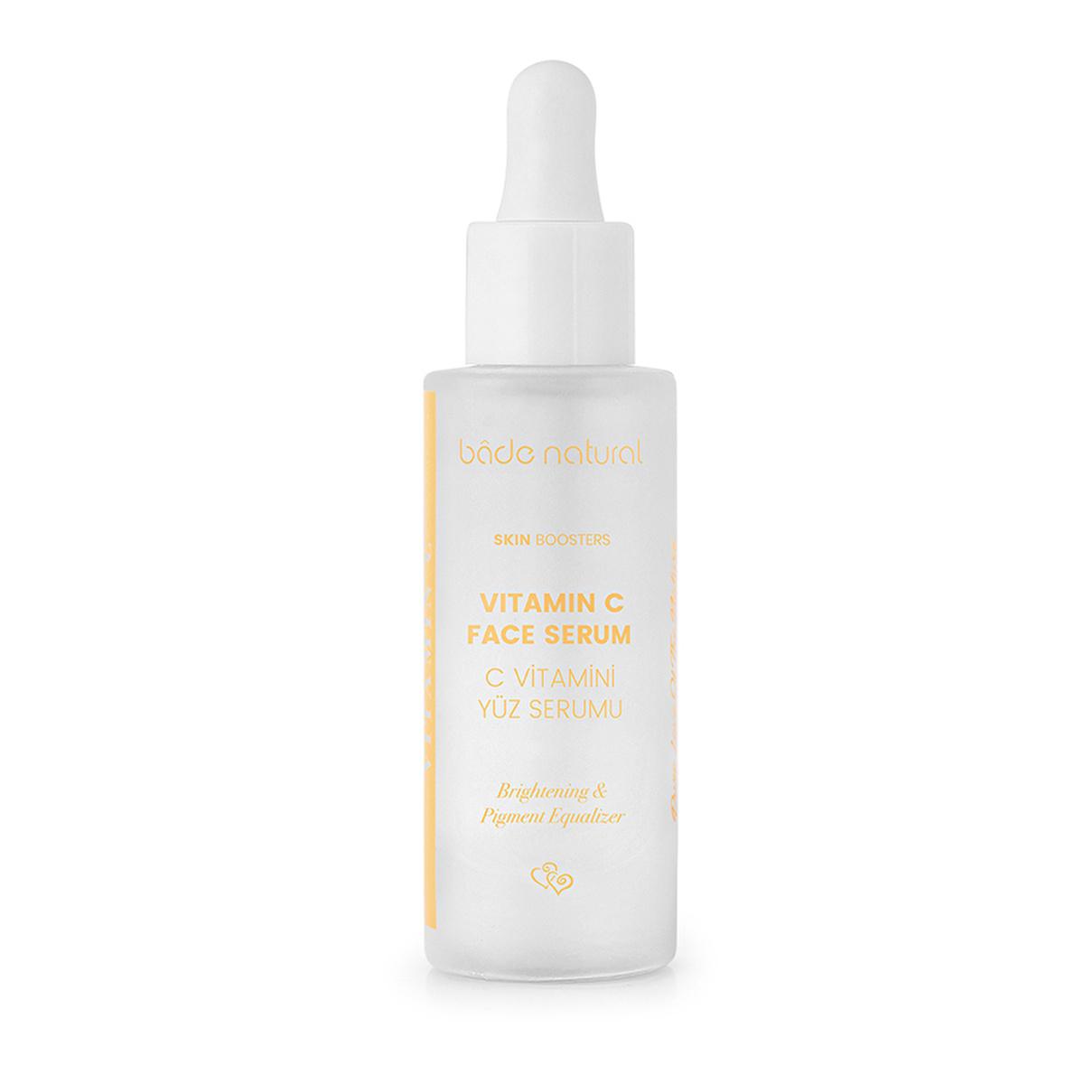 Bade Natural Vitamin C Face Serum: Brightening, Tone Evening, Dark Spot Reduction - Kakadu Plum for Radiant Skin & Anti-Aging by Beauty Care Bag