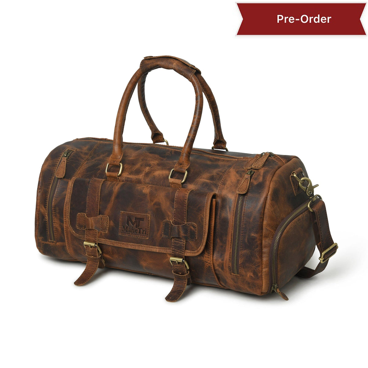 Sinclair Buffalo Duffle by Classy Leather Bags