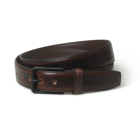 Hickory Brown Leather Belt by Classy Leather Bags