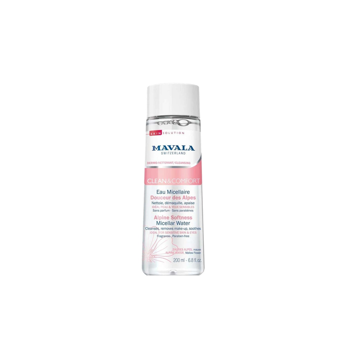 Mavala Clean & Comfort micellar water for sensitive skin, 200ml