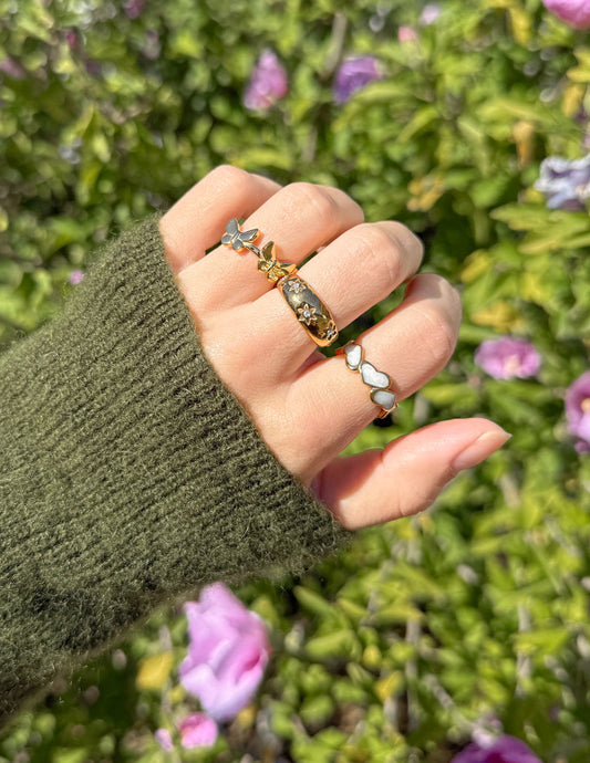 Floral Dome Ring by Elevated Faith