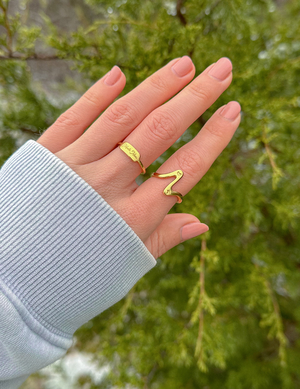 Wavy Heart Ring by Elevated Faith