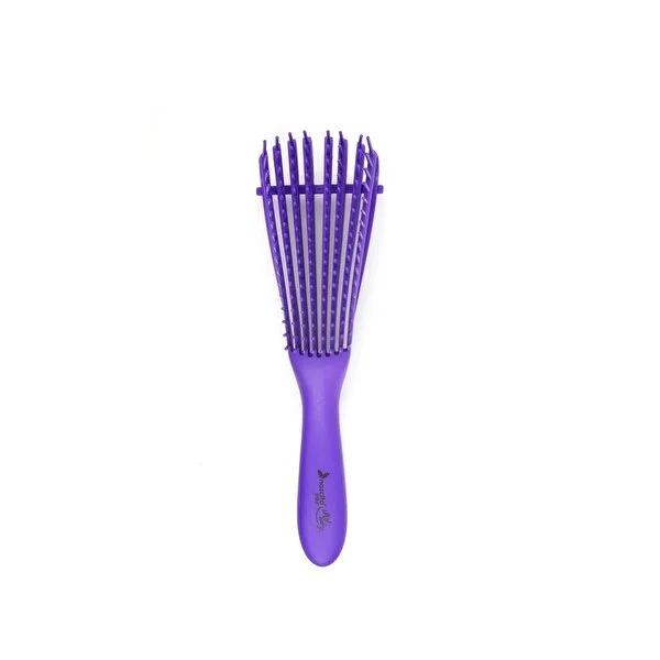 Nascita Pro Detangling Hair Brush: Adjustable, Flexible Bristles for Curly, Wet & Dry Hair - Scalp Massaging, Anti-Static by Beauty Care Bag