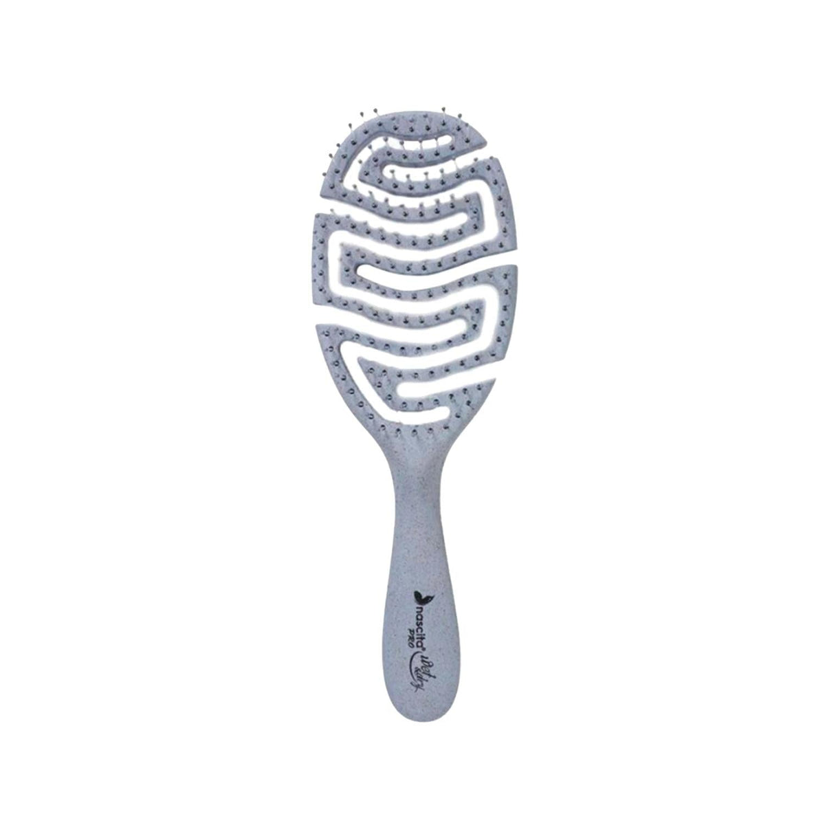 Nascita 3D Recyclable Hair Brush - Blue Detangling Brush for Effective Hair Care by Beauty Care Bag