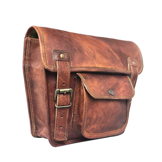 Mephisto Motorbike Side Pouch by Classy Leather Bags