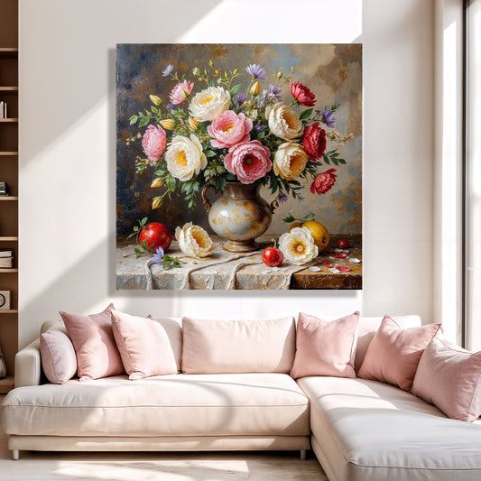 Summer Bloom Vase Wall Art by Tailored Canvases