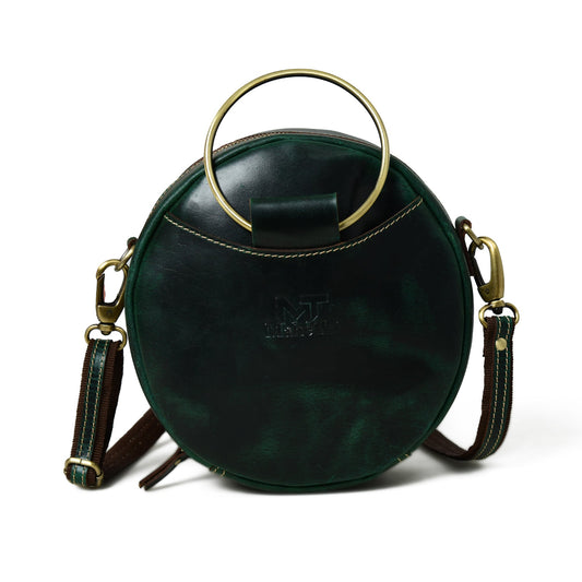 Rosie Sling Circle Bag by Classy Leather Bags
