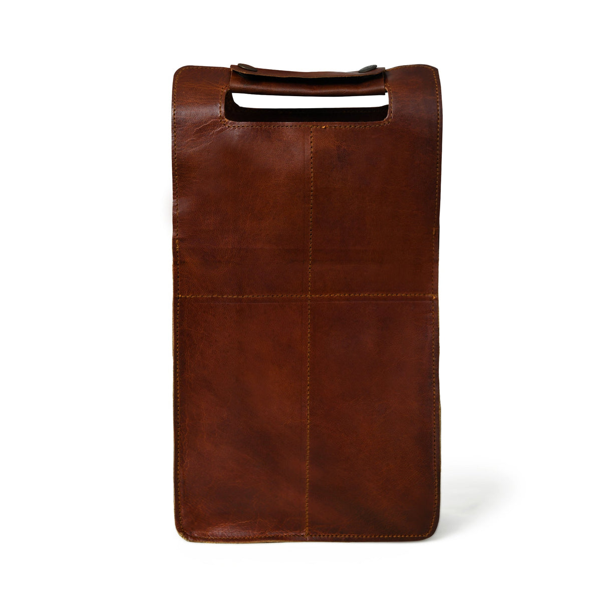 Wine Bottle Leather Cover by Classy Leather Bags