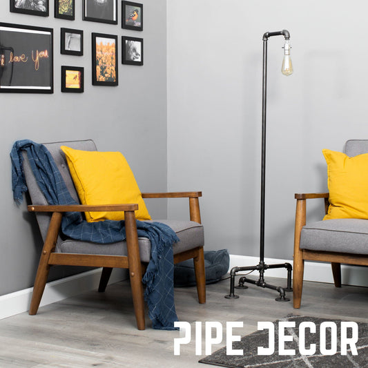 Reader Floor Lamp By PIPE DECOR by PIPE DECOR