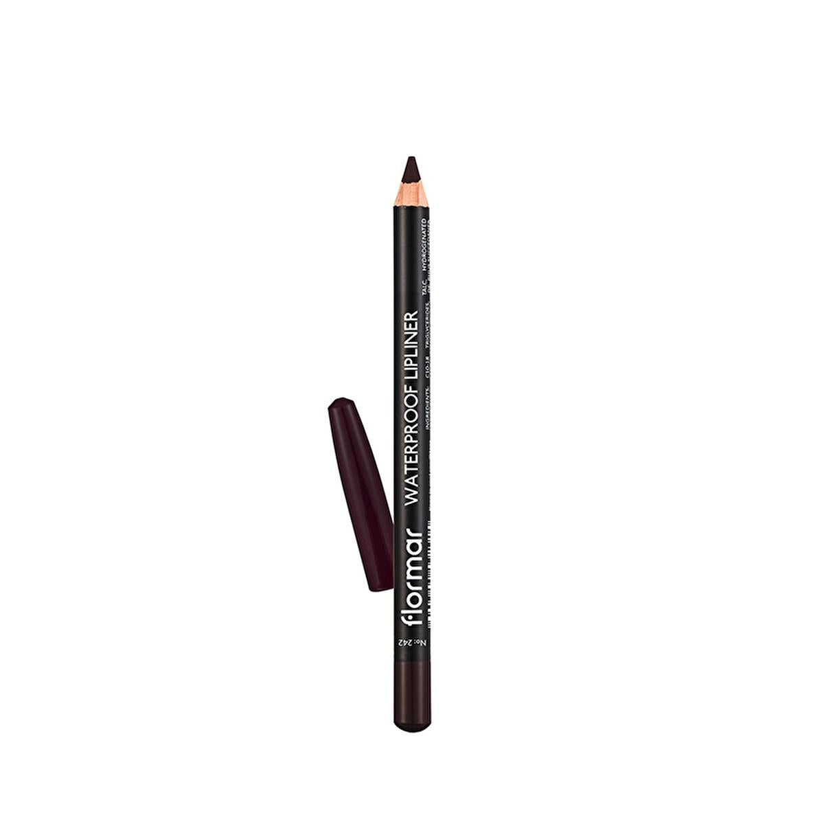 Flormar Mat Lip Liner - Waterproof & Highly Pigmented for Long-Lasting Lip Color - Deep Bordeaux by Beauty Care Bag