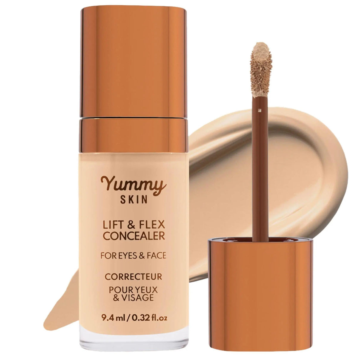 Yummy Skin Hydrating Concealer With Hyaluronic Acid & Caffeine - Vegan, Gluten-Free, Cruelty-Free by Beauty Care Bag