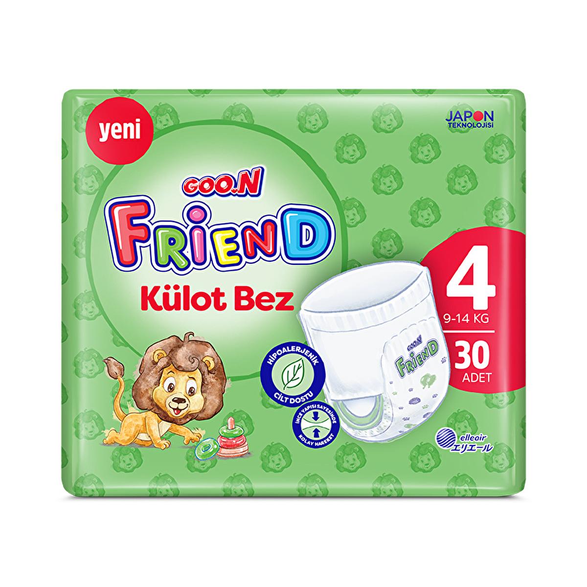 Goon Friend Hypoallergenic Baby Diapers - 30 Count, Ultra-Thin & Comfortable Fit for Sensitive Skin by Beauty Care Bag