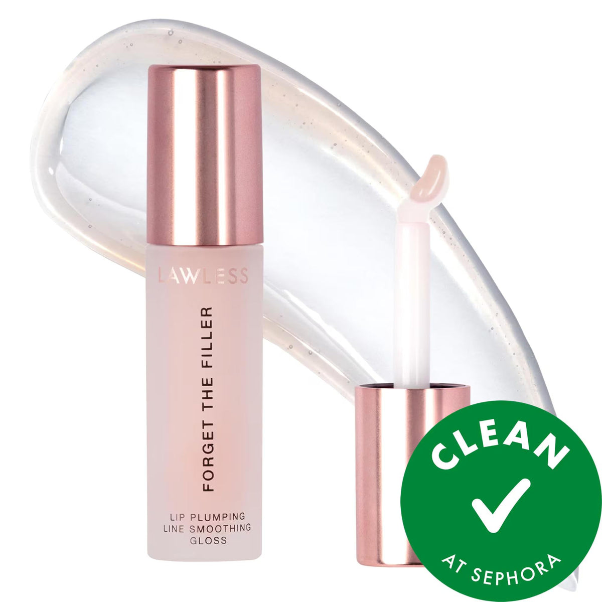 Forget The Filler: Clinically Proven Lip Plumper Gloss - Vegan, Cruelty-Free, Hydrating Lip Volumizer for Smooth, Full Lips by Beauty Care Bag