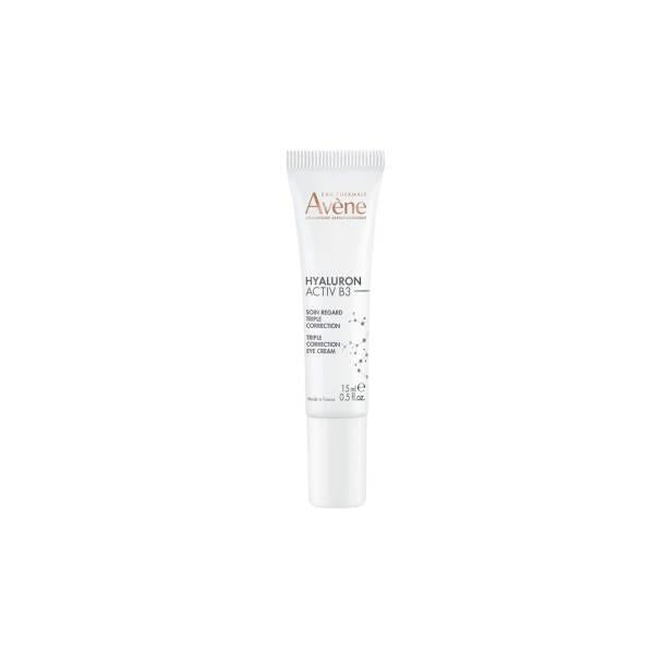 Avene Hyaluron Activ B3 Eye Cream: Triple Correction for Dark Circles, Wrinkles & Sensitive Skin - Hydrating Hyaluronic Acid & Niacinamide Formula by Beauty Care Bag