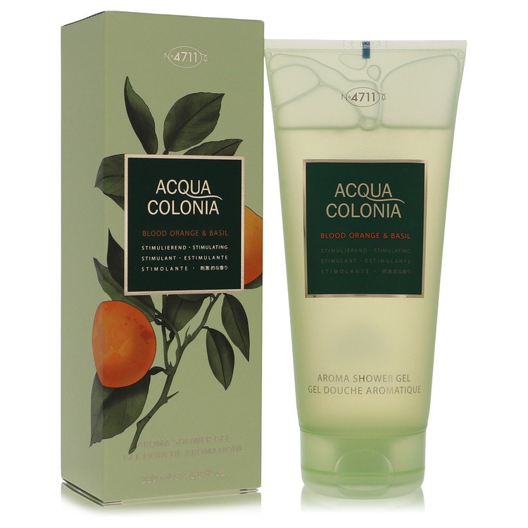 4711 Acqua Colonia Blood Orange & Basil shower gel, 6.8 oz