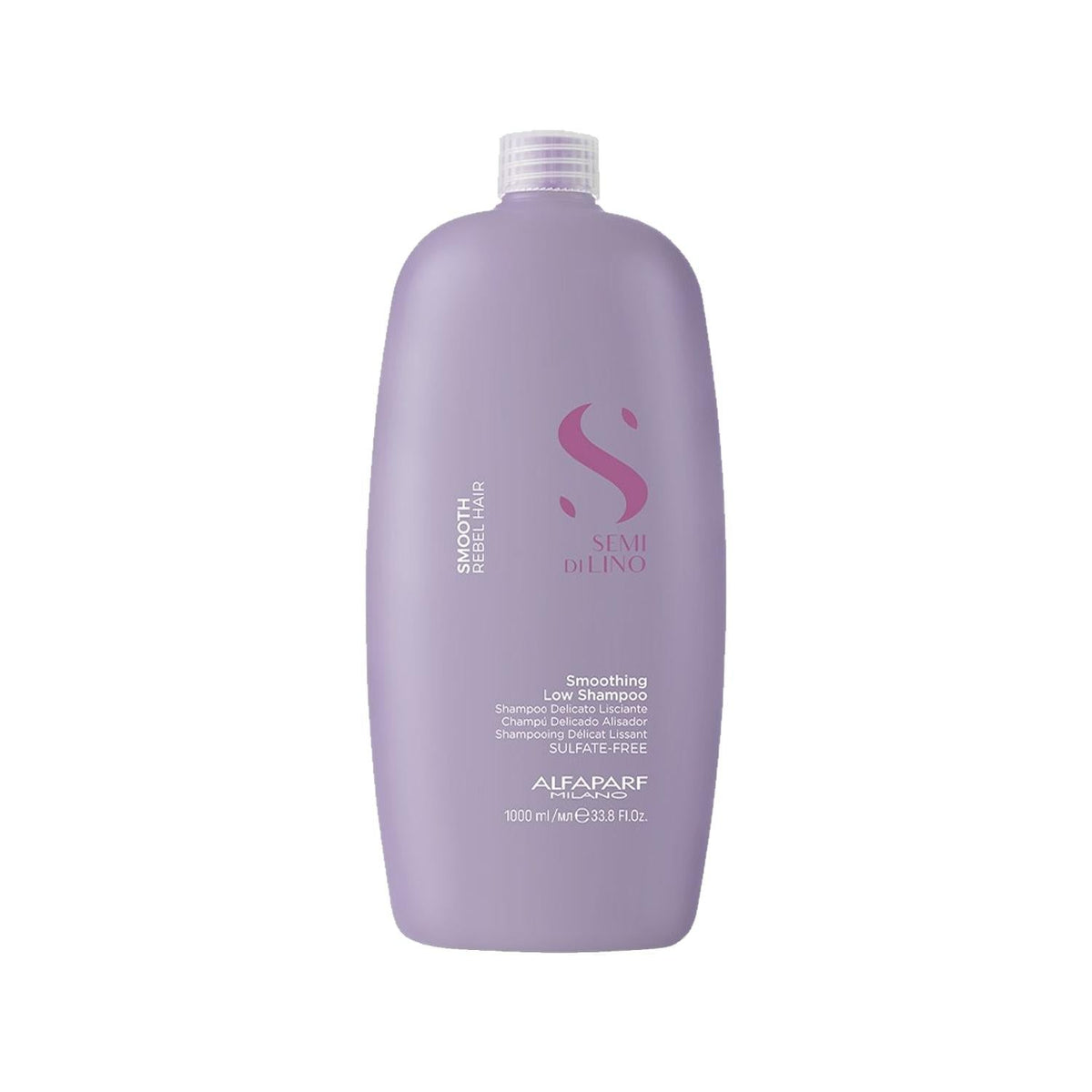 Alfaparf Semi Di Lino Smooth Smoothing Shampoo 1000ml - Professional Hair Smoothing Treatment for Frizzy Hair by Beauty Care Bag