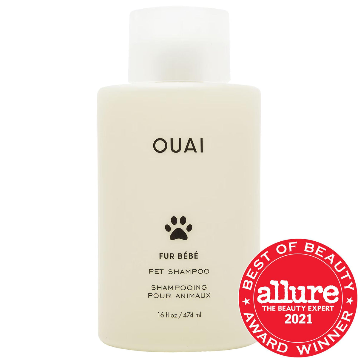 OUAI gentle vegan pet shampoo