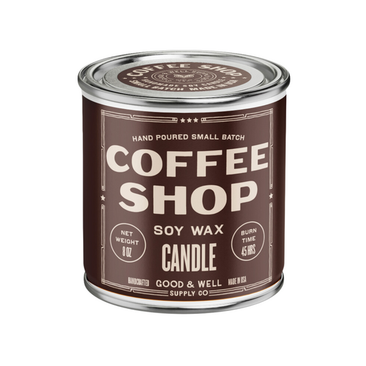 Coffee Shop Soy Candle by Good & Well Supply Co.