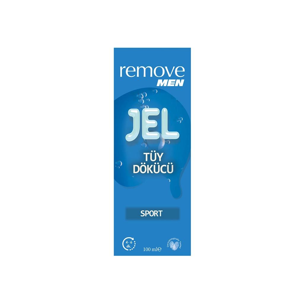 Remove Men Hair Removal Gel Sport 100 ml by Beauty Care Bag
