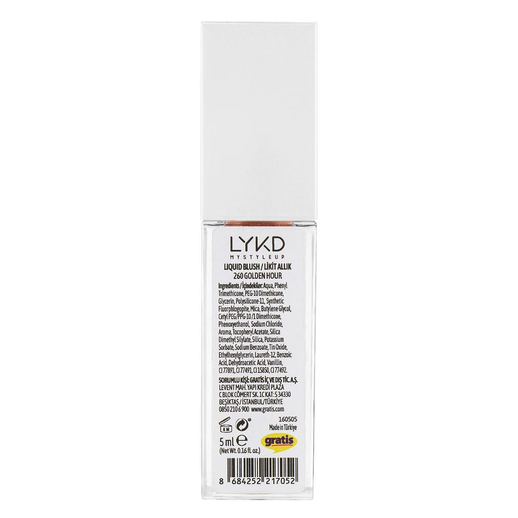 LYKD Aura Liquid Blush in 260 Golden Hour 10ml by Beauty Care Bag