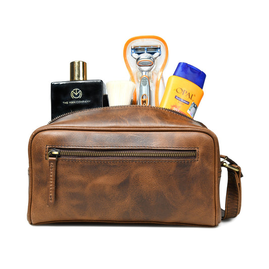 The Lumber Toiletry by Classy Leather Bags