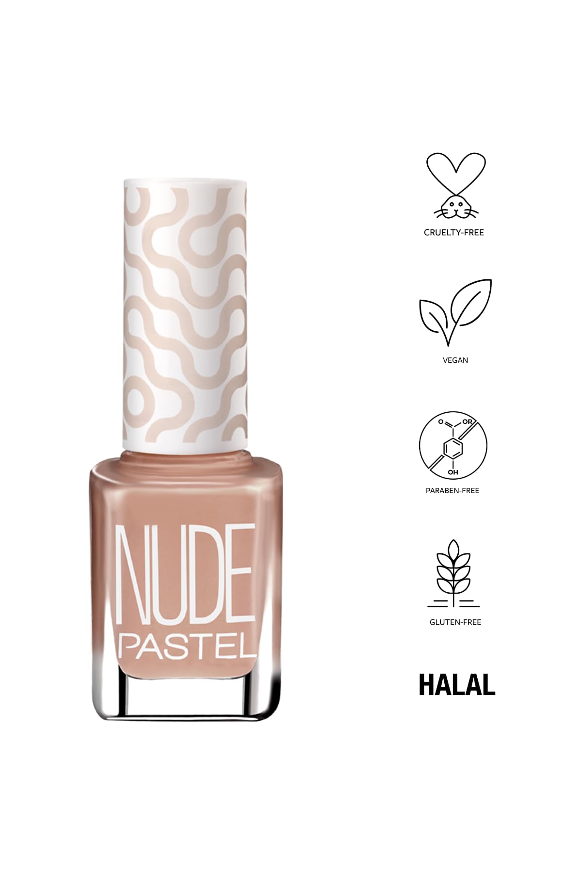 Pastel vegan nude polish β view 4
