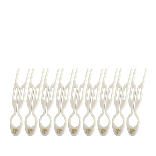 Fiona Franchimon No. 1 Hairpin Strong Hold Cream White 9 Pack by Beauty Care Bag