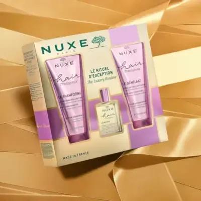 Nuxe Hair Prodigieux: Luxurious Hair Care Set for Enhanced Shine & Manageability | Premium Hair Care Products by Beauty Care Bag