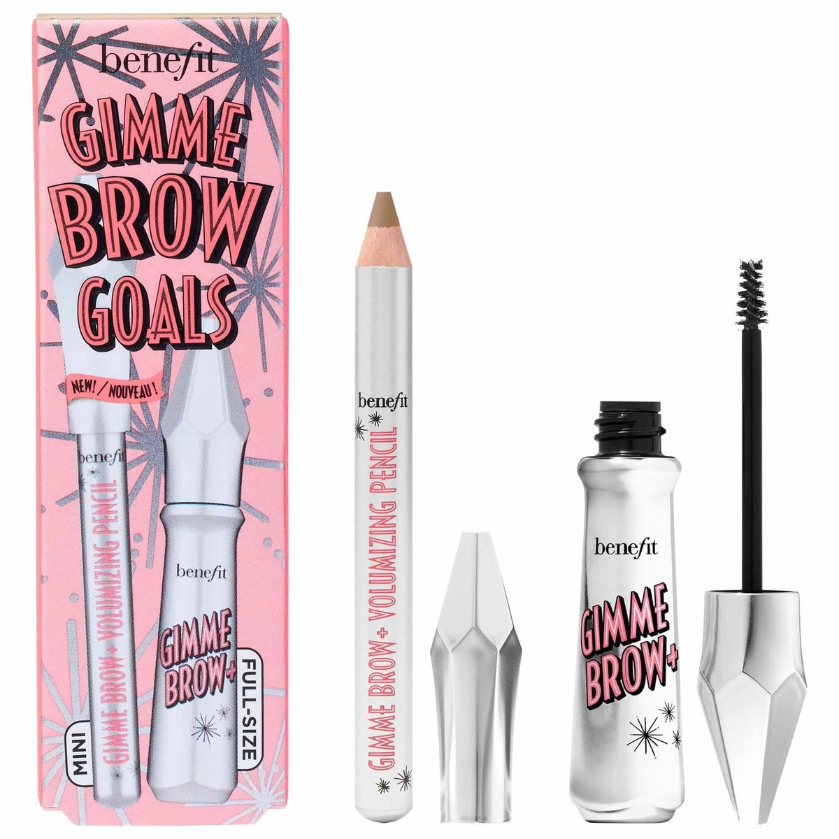 Benefit Gimme Brow Goals volumizing brow gel and pencil duo