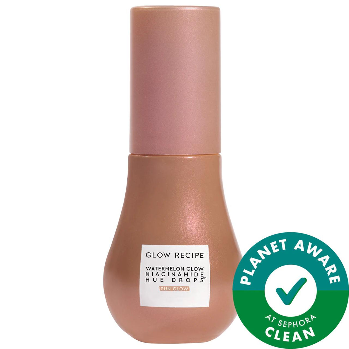 Glossier Watermelon Glow Niacinamide Hue Drops Serum - Brightening, Hydrating Niacinamide Serum for Uneven Skin Tone by Beauty Care Bag