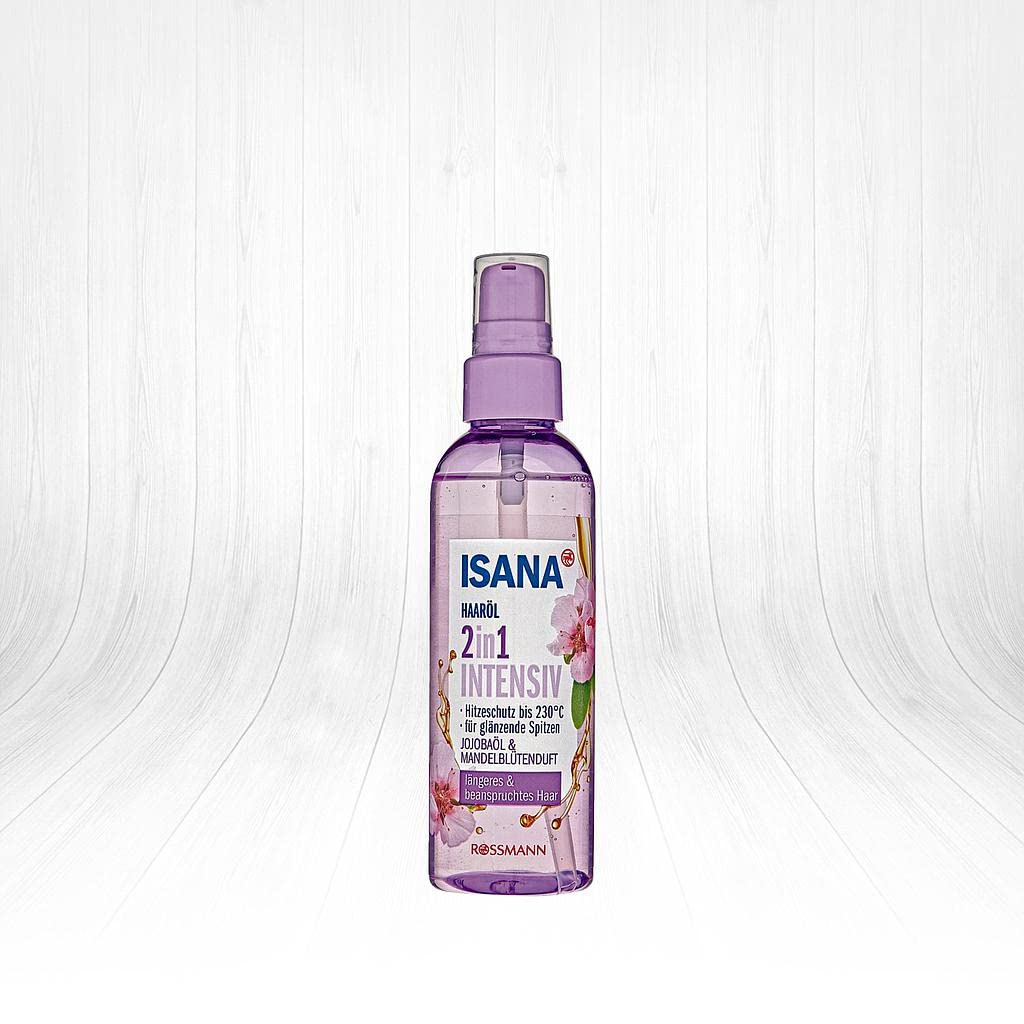 Isana Hair Care Oil for Long & Damaged Hair - 3.4 fl oz | Intensive Formula by Beauty Care Bag