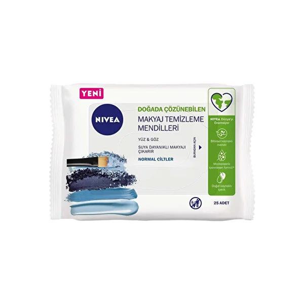 Nivea Makeup Remover Wipes - Gentle, Hydrating, and Effective - 25 Count by Beauty Care Bag
