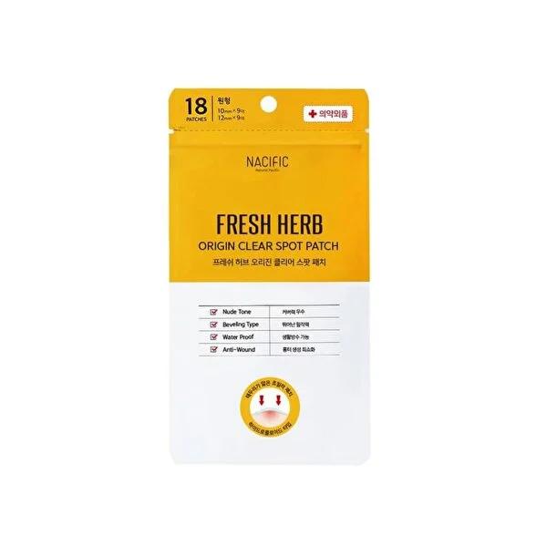 Nacific Fresh Herb Origin Acne Treatment Patch: Transparent Pimple Spot Healer & Sebum Absorbing Blemish Stickers (29 Count) by Beauty Care Bag