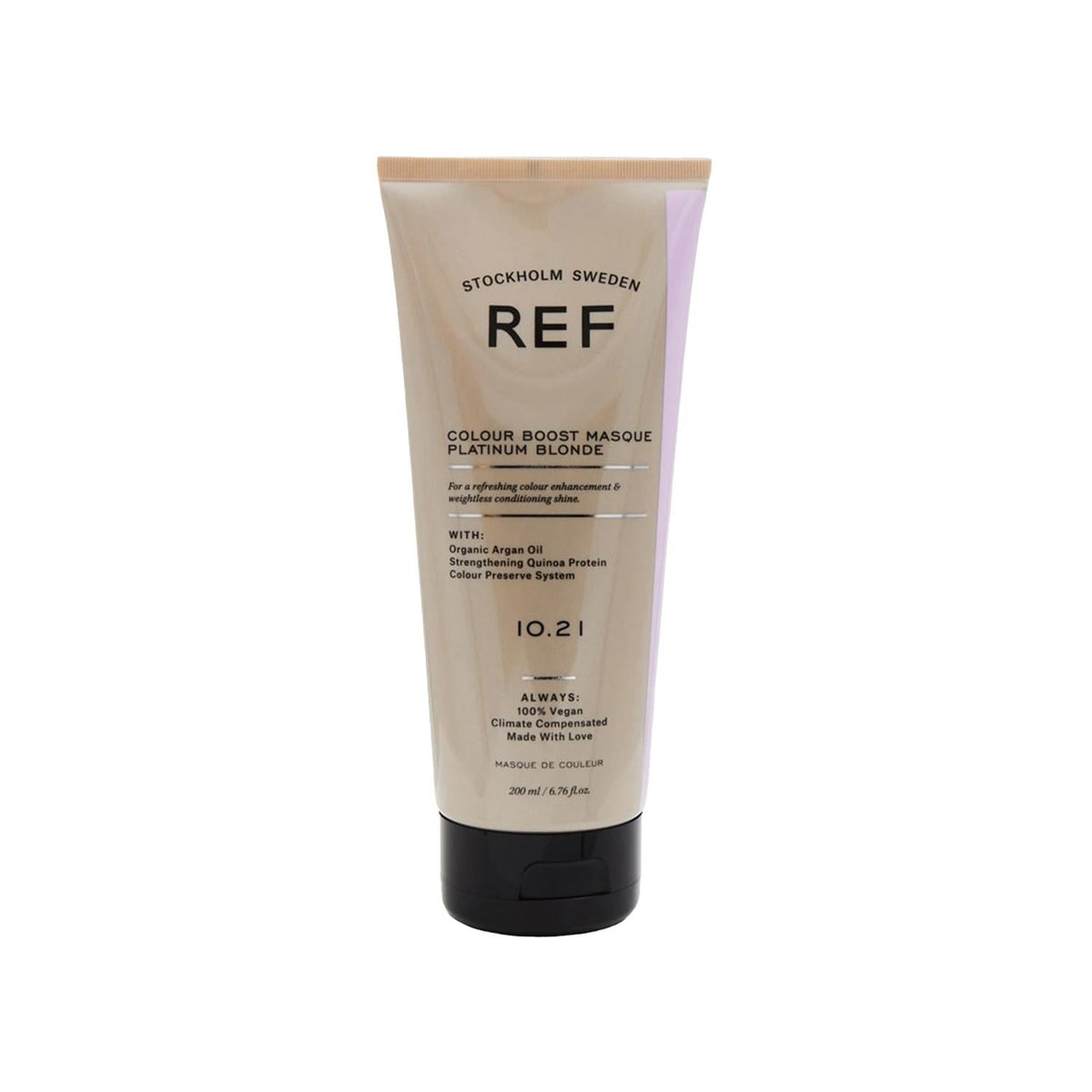 REF Hair Care Mask for Platinum Blonde Hair - Enhances Color Vibrancy & Nourishment, 200ml by Beauty Care Bag
