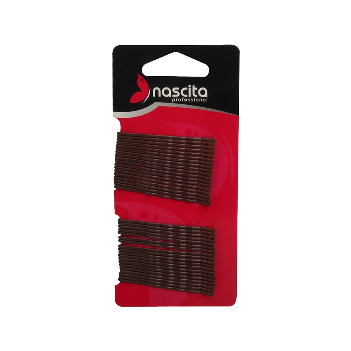 Nascita Brown Hair Clips - 36 Pack Hair Accessories for Styling & Organization by Beauty Care Bag