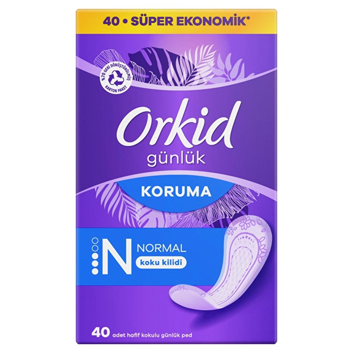 Orkid Daily Protection: Comfortable & Breathable Panty Liners for Women - Daily Freshness, Absorbent, Dermatologically Tested (40 Count) by Beauty Care Bag