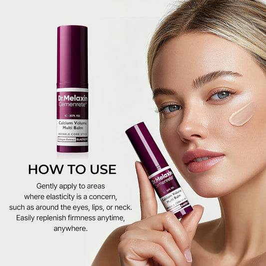 Dr.Melaxin Cemenrete Calcium Multi Balm 9g Korean Skin Care All In One Calcium Volume Stick Collagen Wrinkles Face Eye treatment Balm by KARONDA RENE LEWIS