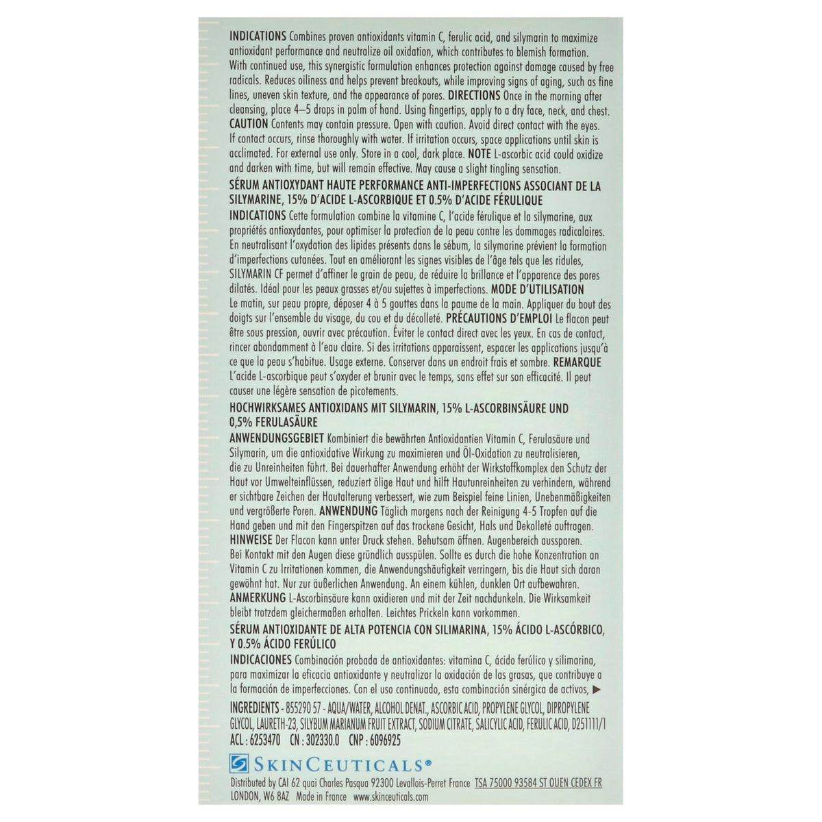 Skinceuticals Silymarin CF β view 7