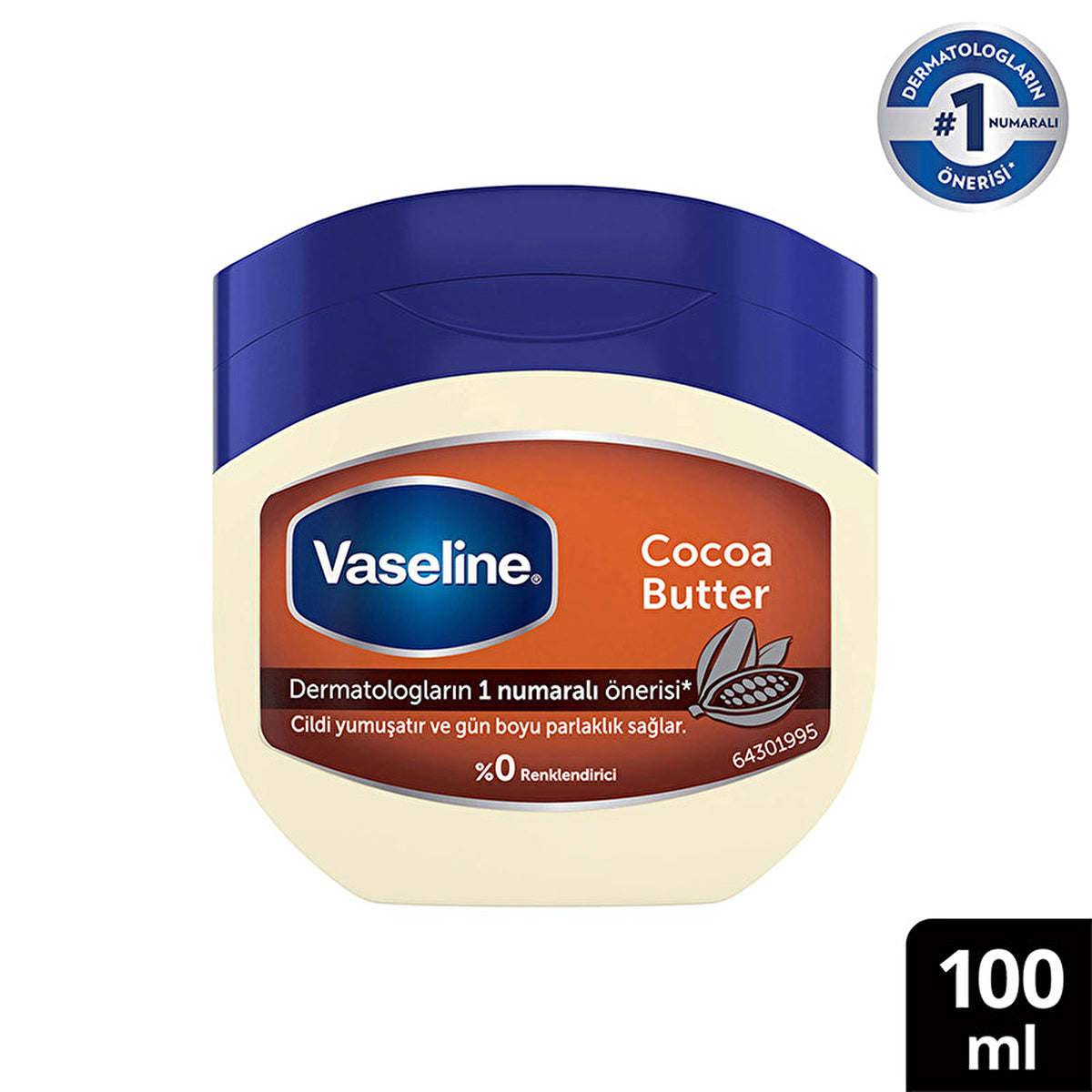 Vaseline Cocoa Butter Moisturizing Gel 3.38oz - Deep Hydration | Dermatologist Recommended by Beauty Care Bag
