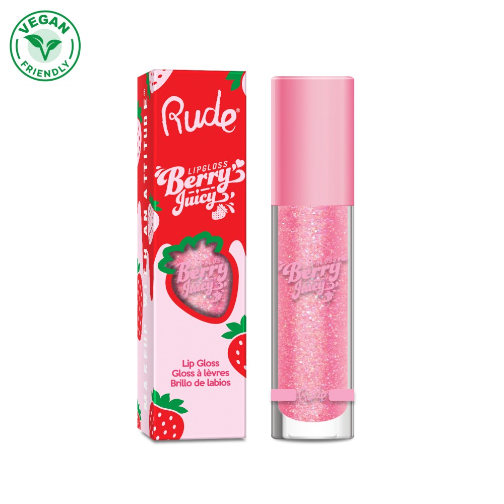 RUDE Berry Juicy Lip Gloss - Flirty by Avera Group